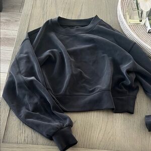 lululemon athletica Charcoal Gray Sweatshirt